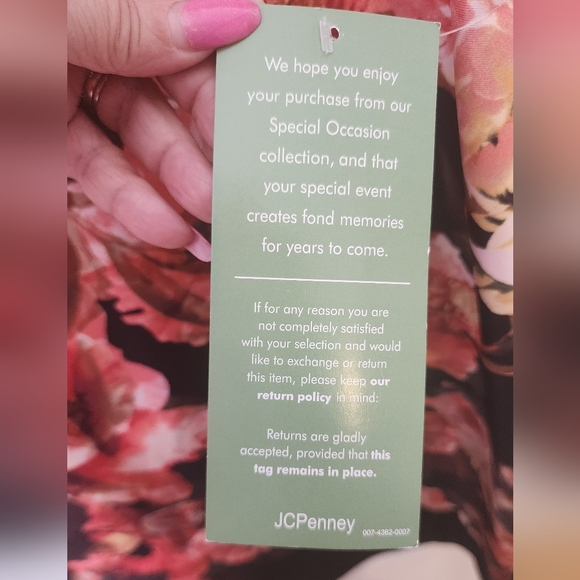 Womans S.L Fashions Floral Dress NWT - Picture 6 of 7